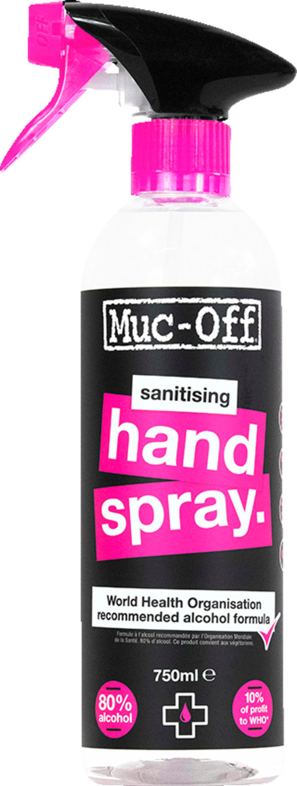 Antibacterial hand spray - MUC-OFF - 750ml