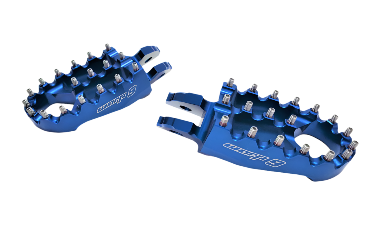 WARP 9 Toe Clips - BLUE
