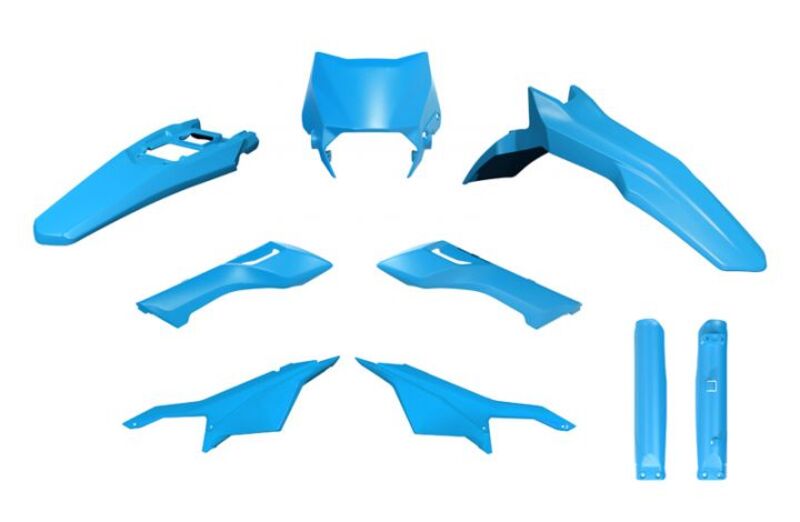 Kit plastique RACETECH - Replica Origine Bleu claire 6 pièces SUR-RON ULTRABEE