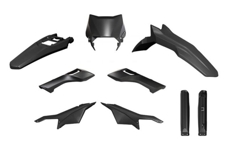 RACETECH Kunststoffbausatz – Schwarze Replik 6 Stück SUR-RON ULTRABEE