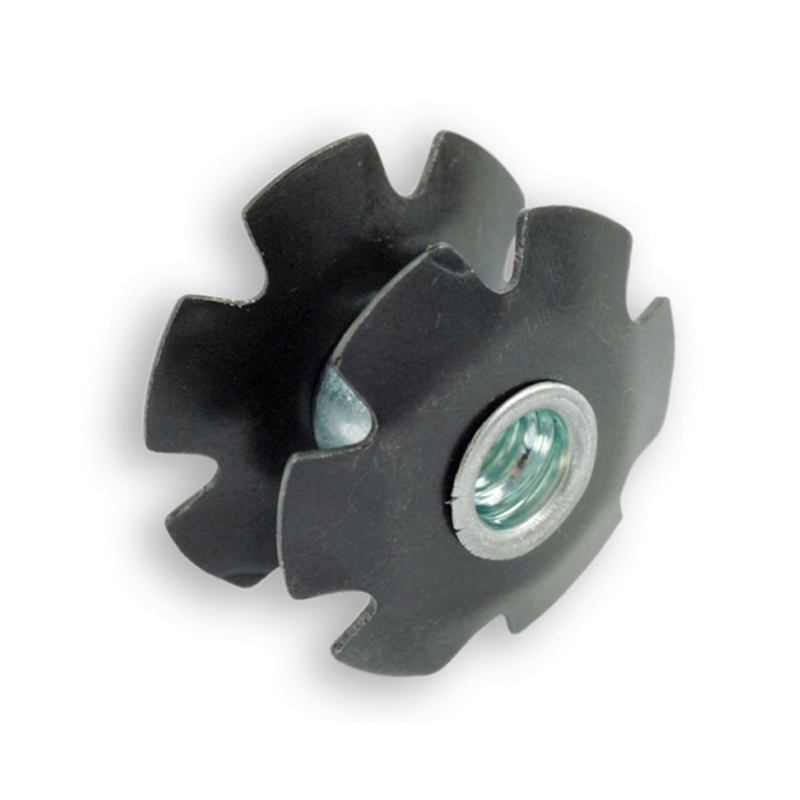 Steering star 1-1/8'' black