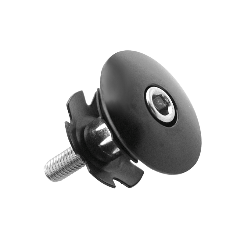 Headset cap + STAR - 1-1/8'' black