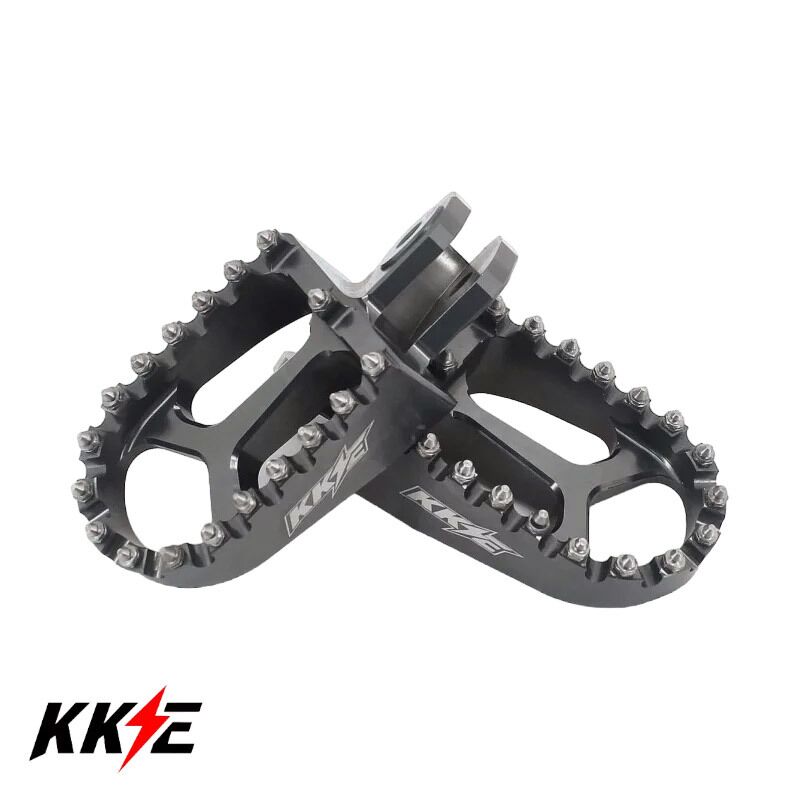 KKE ALU CNC BLACK FOOTRESTS - TALARIA STING