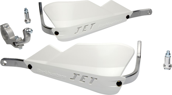 BARKBUSTERS Jet Handschutz-Kit 2-Punkt-Lenkermontage Ø28,6 mm – Weiß