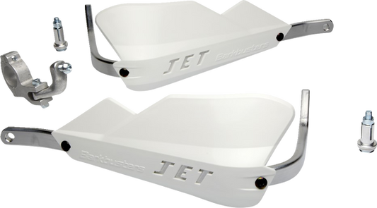 BARKBUSTERS Jet Handschutz-Kit 2-Punkt-Lenkermontage Ø28,6 mm – Weiß