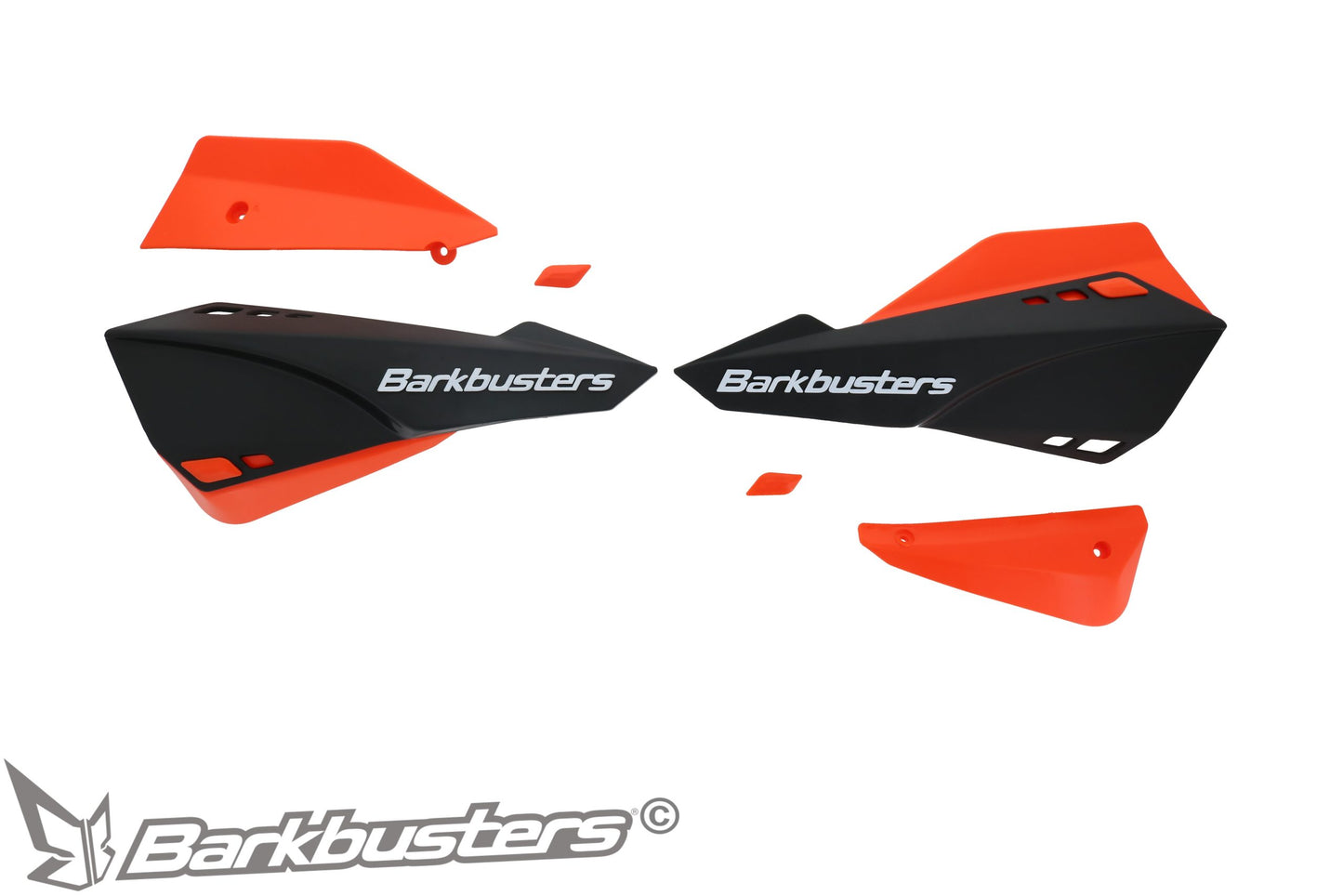 BARKBUSTERS Handguards + Extensions - Blue / White