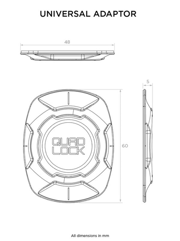 QUAD LOCK Universaladapter