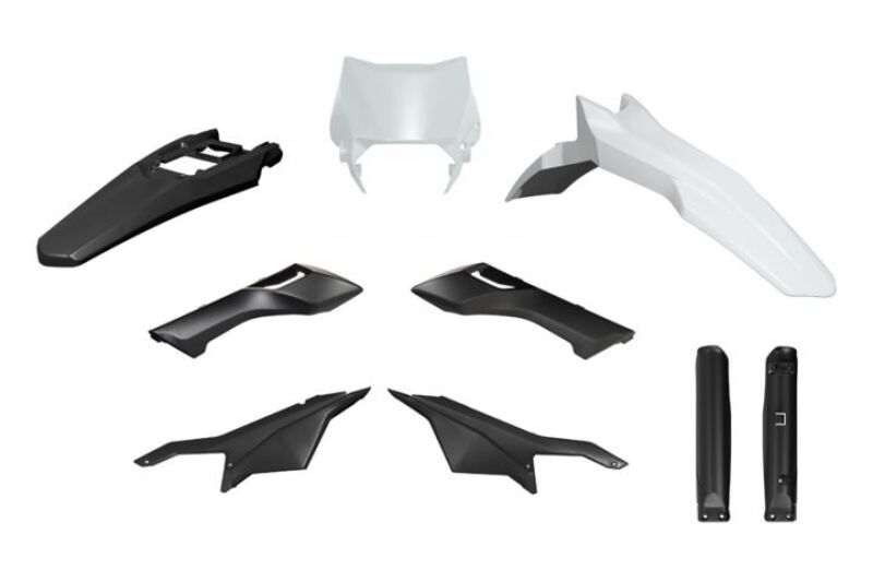 Kit plastique RACETECH  - Replica Origine Noir / Blanc 6 pièces SUR-RON ULTRABEE