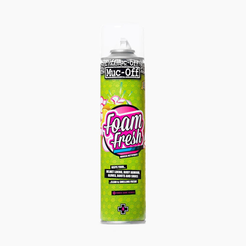 Mousse nettoyante casque MUC-OFF Helmet Foam Fresh - spray 400ml