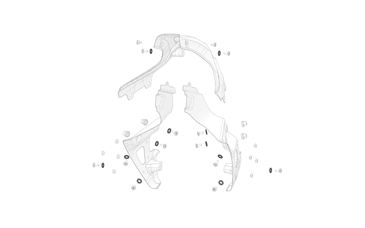 Entretoise noire plastique - STARK VARG