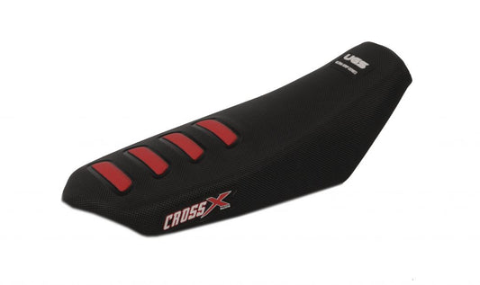 Housse de selle TALARIA - CrossX - COLOR WAVE, Couleur : Noir Rouge