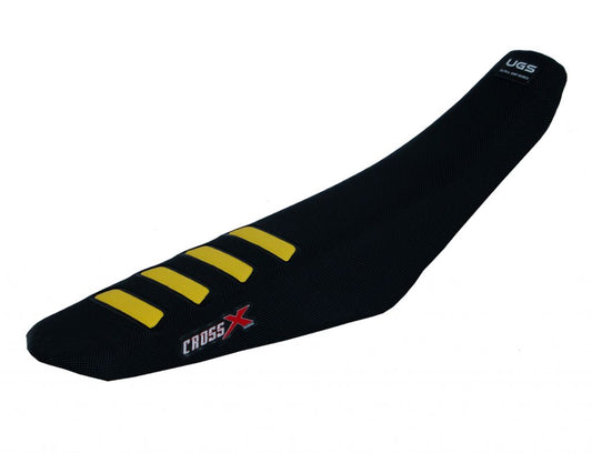 Housse de selle CrossX - Ultra Bee 2023 - COLOR WAVE, Couleur : Noir Jaune