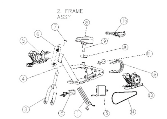 Batterie lithium 24V2.6Ah avec loquet - Sedna MX12